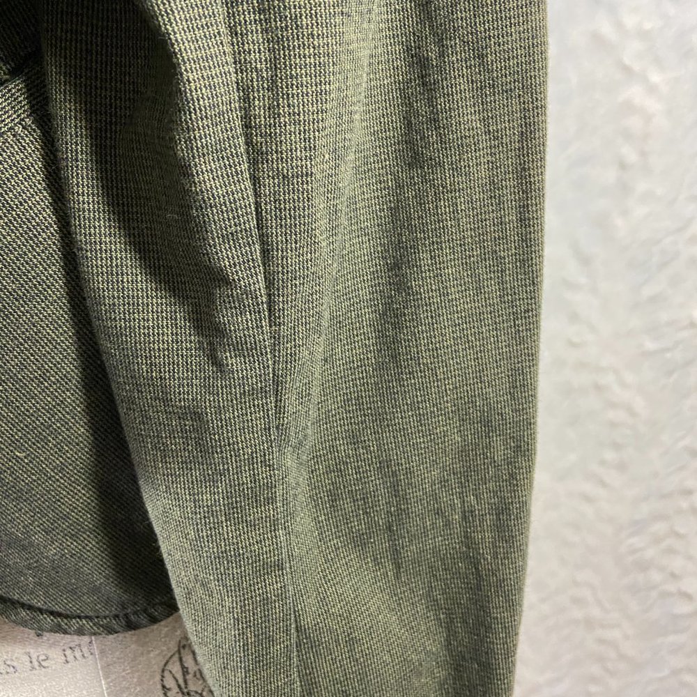 RH Ruff Hewn Blazer Olive Drab Houndstooth Oversized Distressed look - Picture 9 of 11